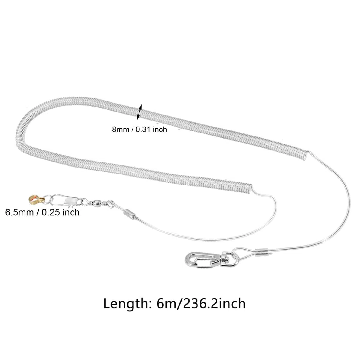 Corda Volante per Pappagallo, 6M Anti-Morso Cavigliera per Uccelli Domestici Imbracatura Regolabile per Pappagallo Fede per Pappagalli, Piccoli Animali Domestici(6,5MM+6M)