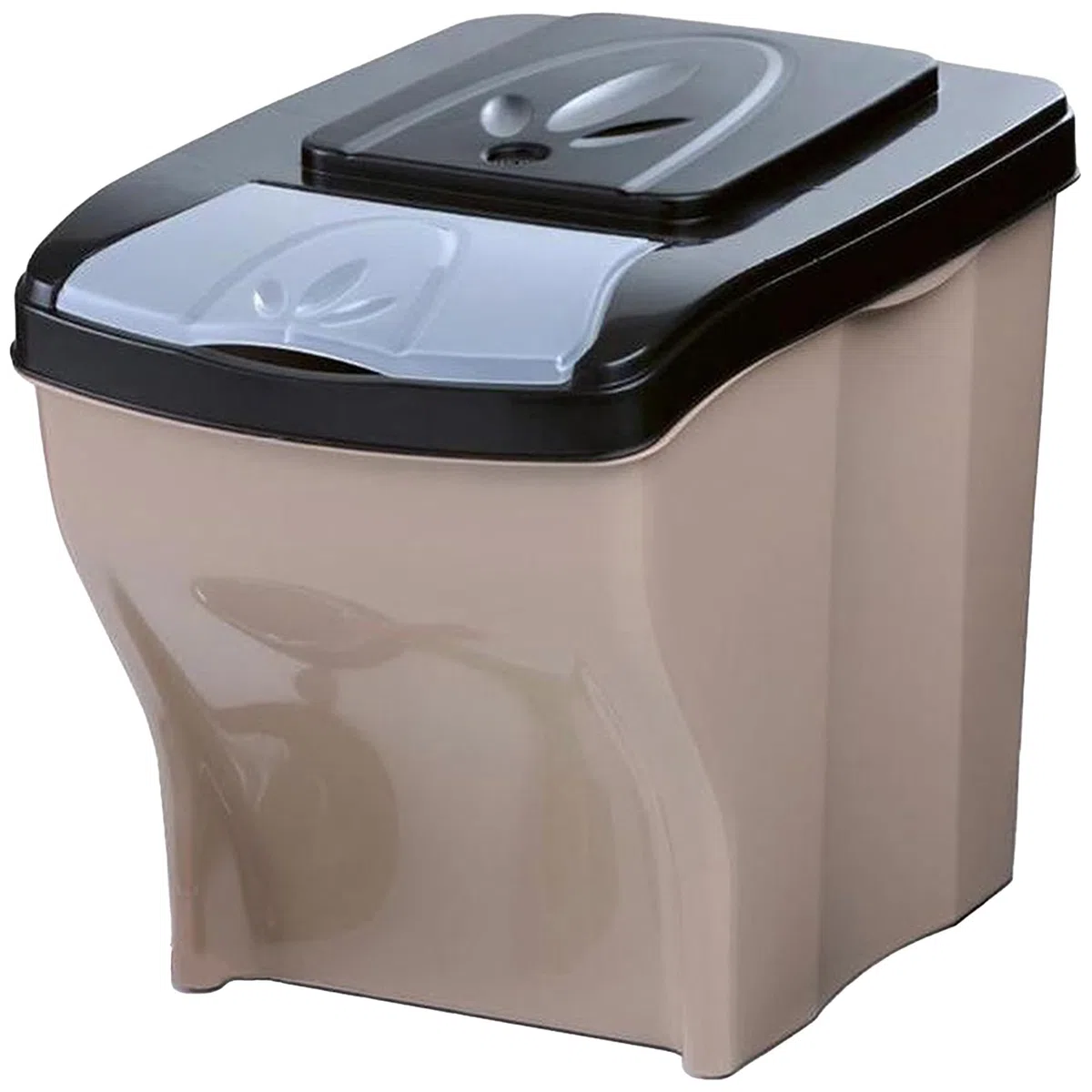 Sicignano | Contenitore Porta Crocchette per Cani Gatti 20 lt, Portata 10 kg, con Coperchio - Igienico, Occupa Poco Spazio - Componibile, Sovrapponibile, Impilabile