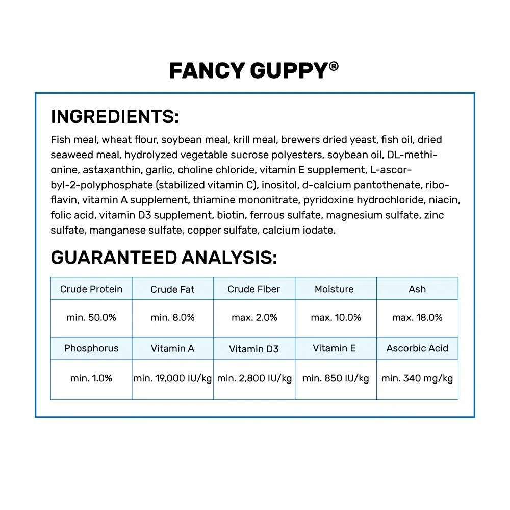 Tropical Fancy Guppy .77oz