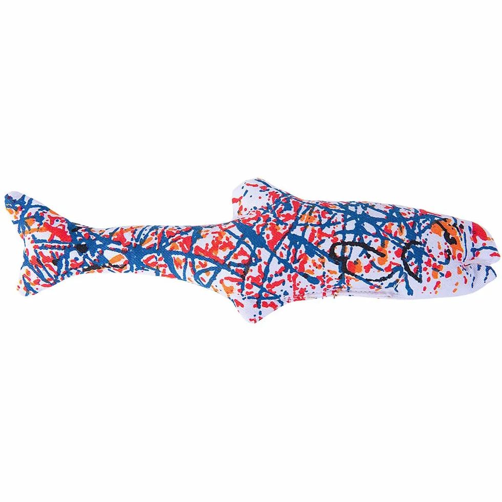 Duckyworld Pesce Grande Pollock con Erba Gatta - 46 g