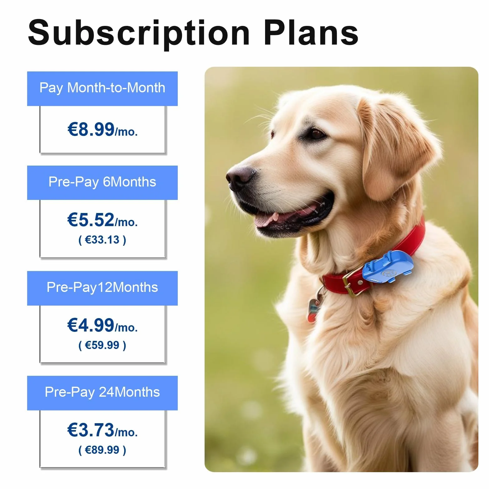 GPS Pet Tracker GPS Dog Tracker 4G Live Satellite Tracking, avvisi intelligenti multipli, monitor di attività completamente impermeabile per cani e gatti, portata illimitata, richiamo vocale remoto