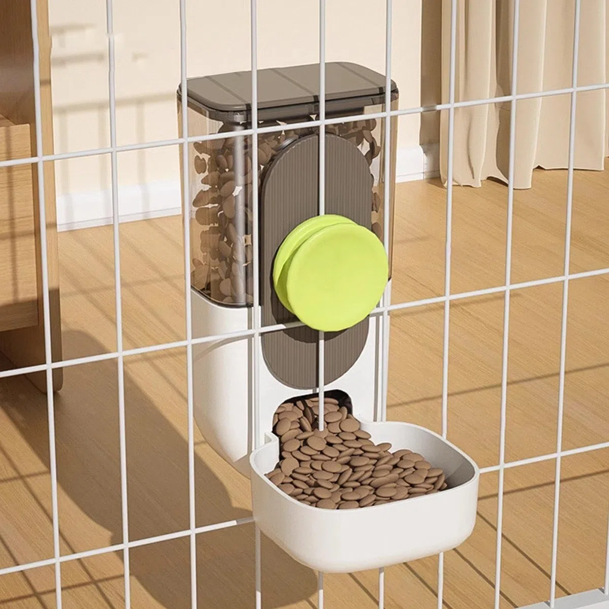 Distributore di acqua per uccelli – Abbeveratoio automatico trasparente per uccelli | Dispenser di cibo per pappagalli per calopsitte, piccioncini e pappagallini