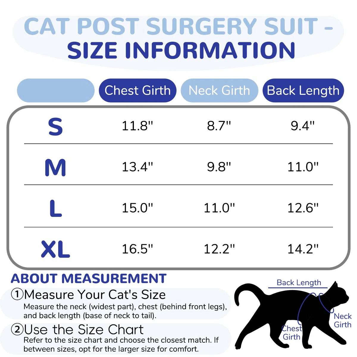 Body Gatto Post Operatorio, Tutina Gatto Post Operatoria Sterilizzata, Tuta Post Operatoria Gatto Femmina e Maschio, E-Collar Alternativa, Impedisce Leccare Ferita Addominale Dopo Chirurgia