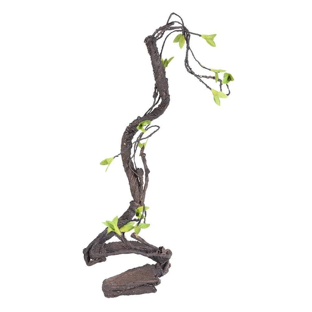Viti Artificiali per Rettile, Simulazione Arrampicata in Giungla Foresta Curva Ramo, Habitat Decorazione per Lucertole, Camaleonte, Geco