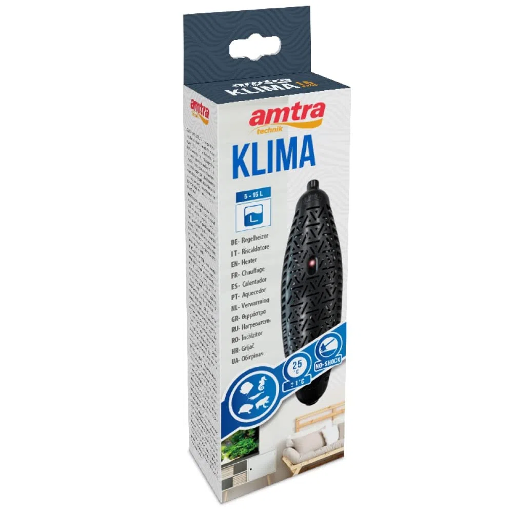 Amtra KLIMA NANO PRESET 15Watt - riscaldatore per acquari, tartarughiere ed acqua terrari
