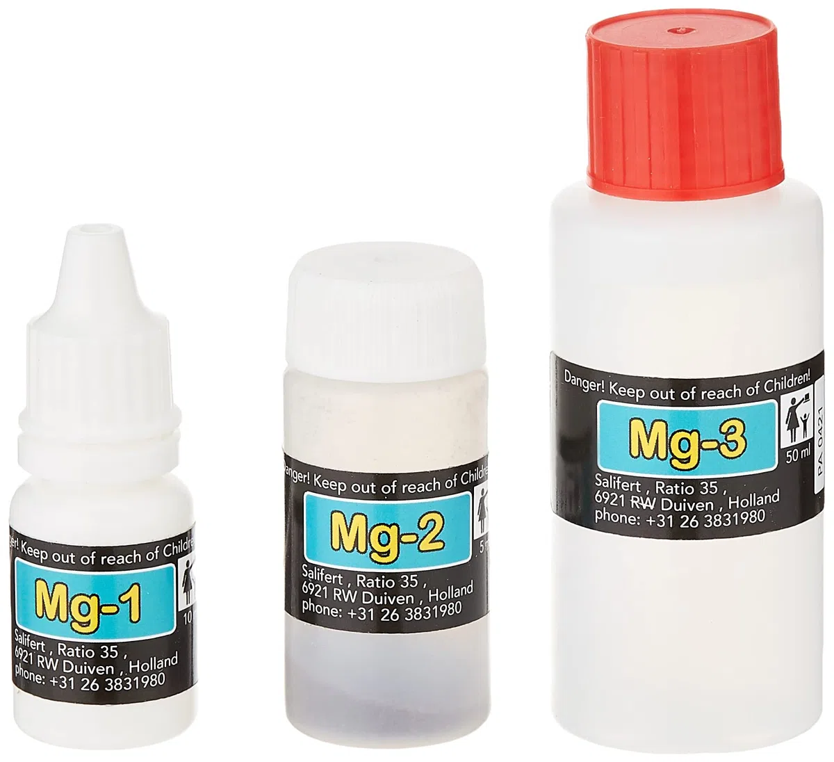 Kit per test magnesio, set da 6 pezzi