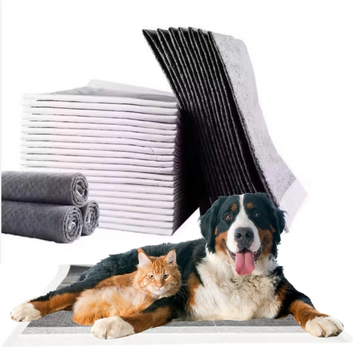 Mama Shop Traversine per Cani al Carbone Attivo, 60x90 cm, Super Assorbenti e Antiodore, Tappetini Igienici per Cani Grandi e Cuccioli, Confezione da 30 Pezzi, Uso Domestico e Addestramento