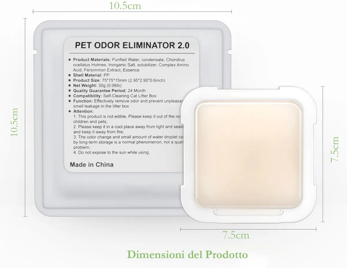 BUNMO 3 pezzi N50 2.0 Deodorante per Toilette per Gatti Autopulente, Compatibile con Pura Max/Pura Max 2/Max Pro,Eliminatore di Adori per Lettiere di Gatti, Alta Sicurezza, Profumo a Lunga Durata