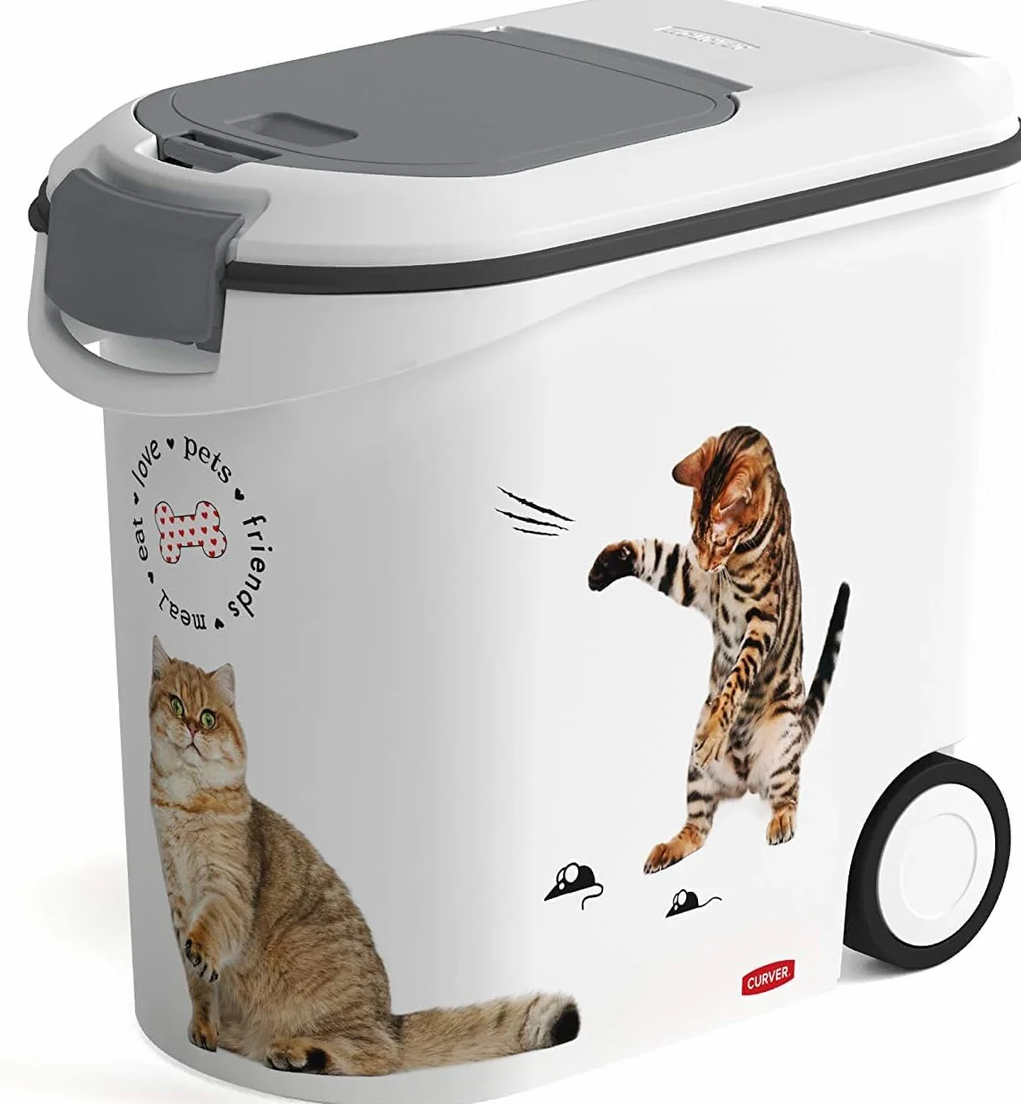 Curver Contenitore per Alimenti, Plastica, Gatto, 12 kg