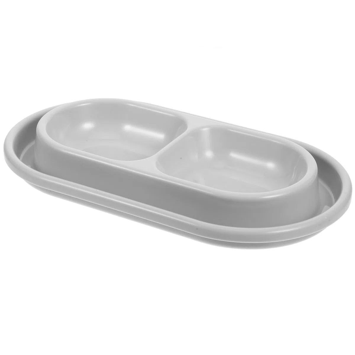 Ciotola Pratico Pp per Doppia Antiformiche Cani e Gatti la in Design Elegante e Resistente Casa per Cibo e Acqua