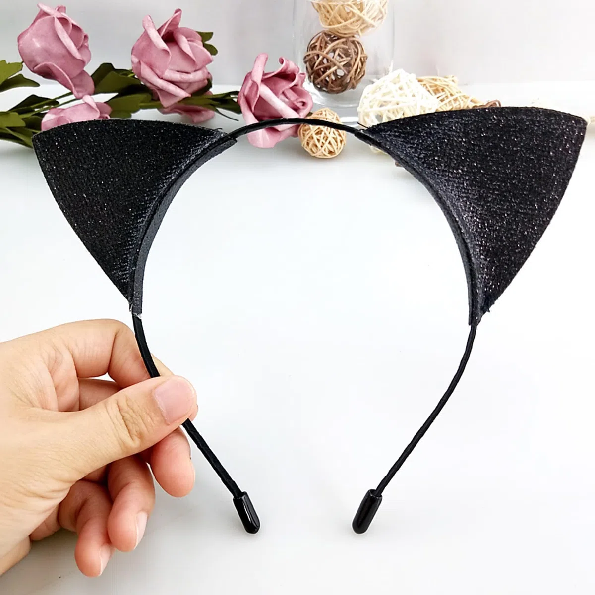 Set Completo per Costume da Gatto Halloween 3 Pezzi costume da gatto da donna con orecchie di gatto Gatto Cosplay Set Set Costume da Catwoman per Carnevale Halloween Cosplay Festa