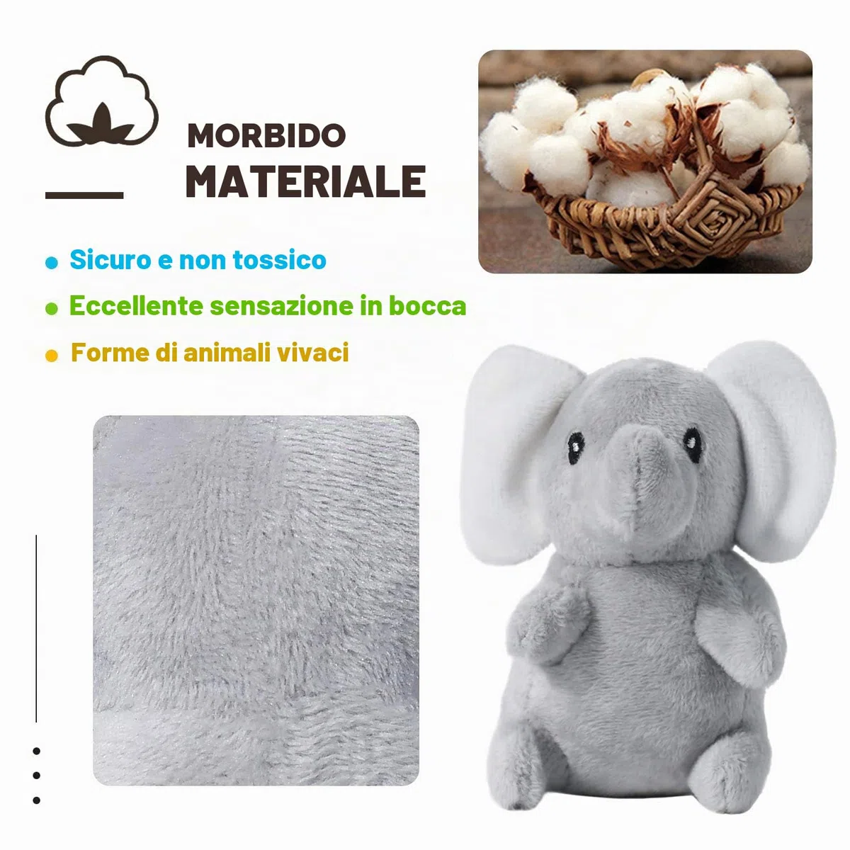 LEGEND SANDY Giocattolo per cuccioli cigolante per cani di piccola taglia e taglia medio, giocattolo per cuccioli riempito alla rinfusa con 12 set di giocattoli per cani da compagnia di peluche.