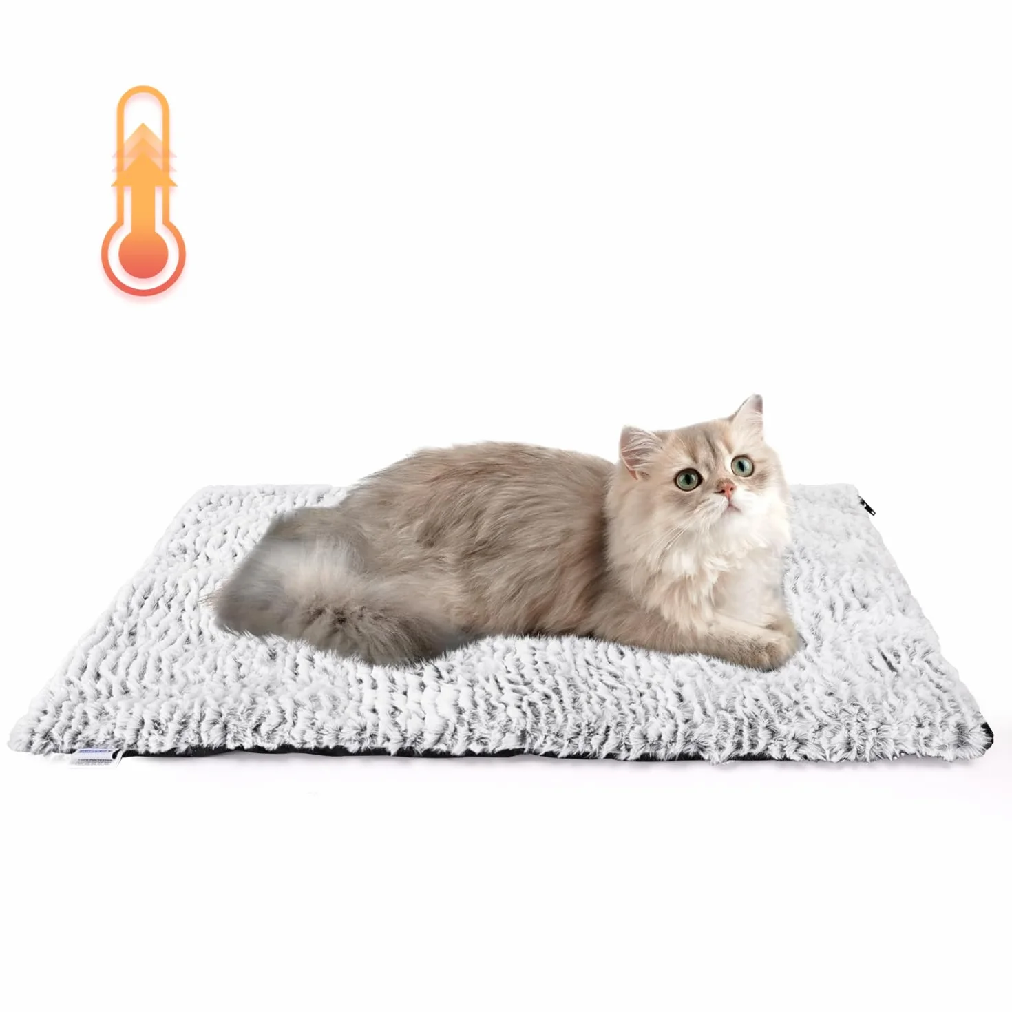 Nobleza Tappetino Riscaldante Per Cani Gatti, Tappetino Autoriscaldante Senza Elettricità, Coperta Autoriscaldante Soffice Caldo, Tappetino Termico Lavabile Antiscivolo Cane, 50x40cm