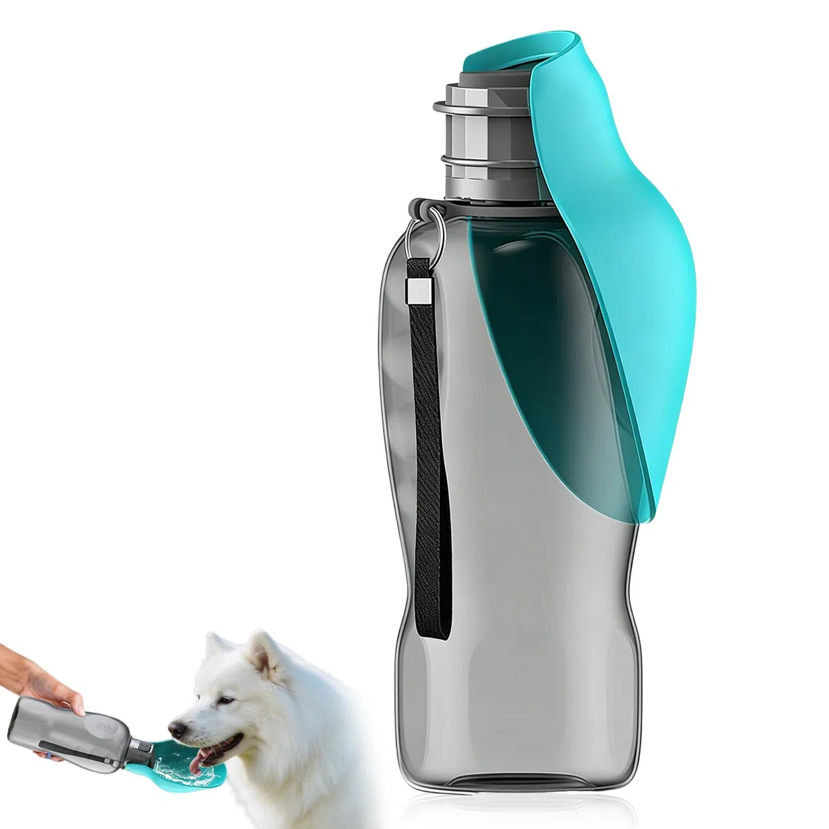 Borraccia da 800 ml, per cani, in viaggio, per cani e gatti