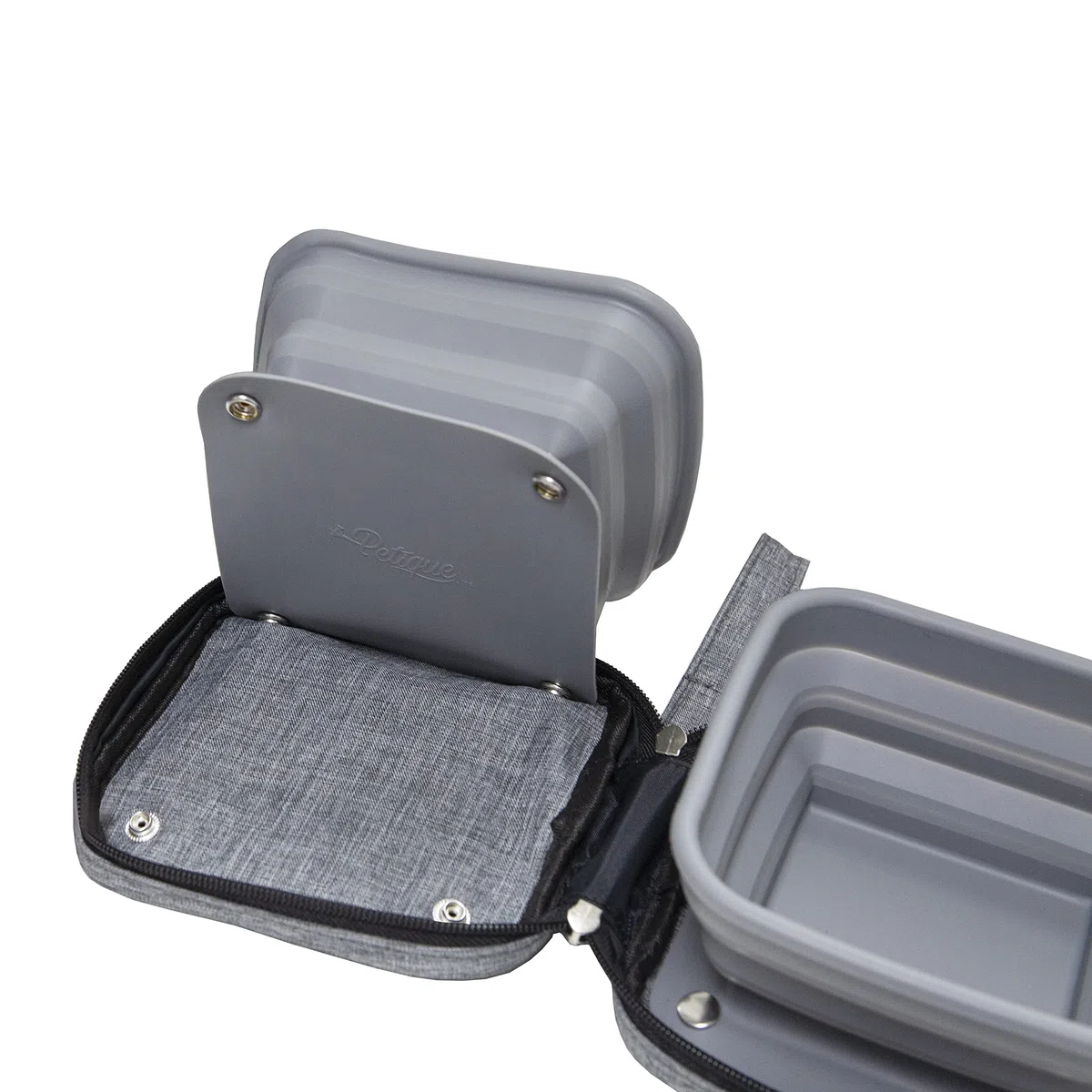 Portabowl - Eco ciotole per cani pieghevoli 2 in 1 - Ciotole da viaggio per cani di alta qualità con custodia da viaggio - Leggere e compatte - Realizzate al 100% in silicone alimentare senza BPA