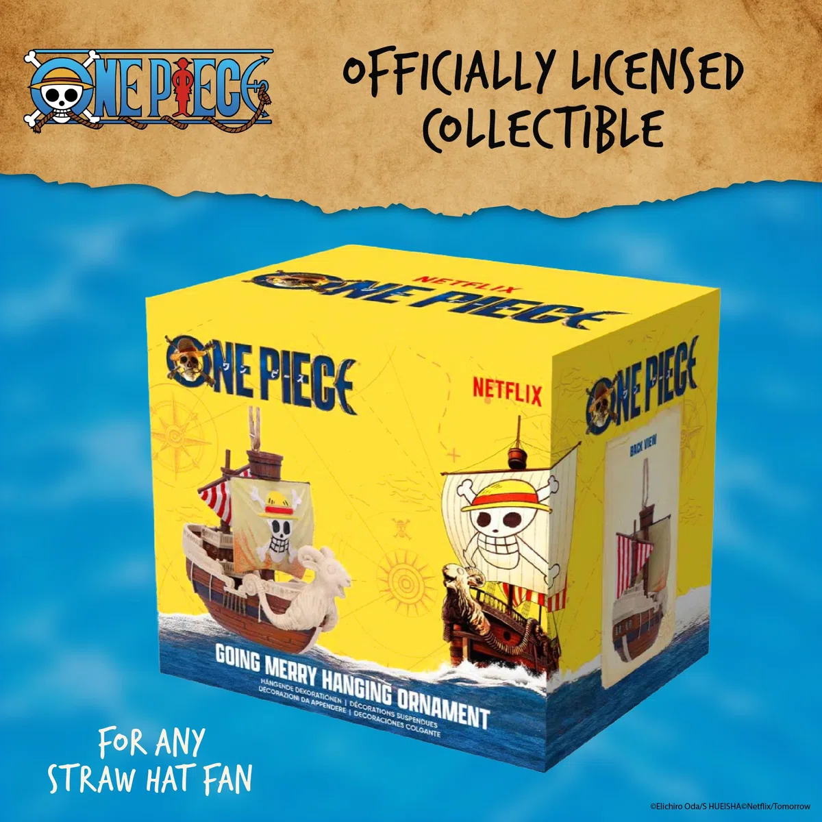 One Piece Going Merry - Ornamento da appendere