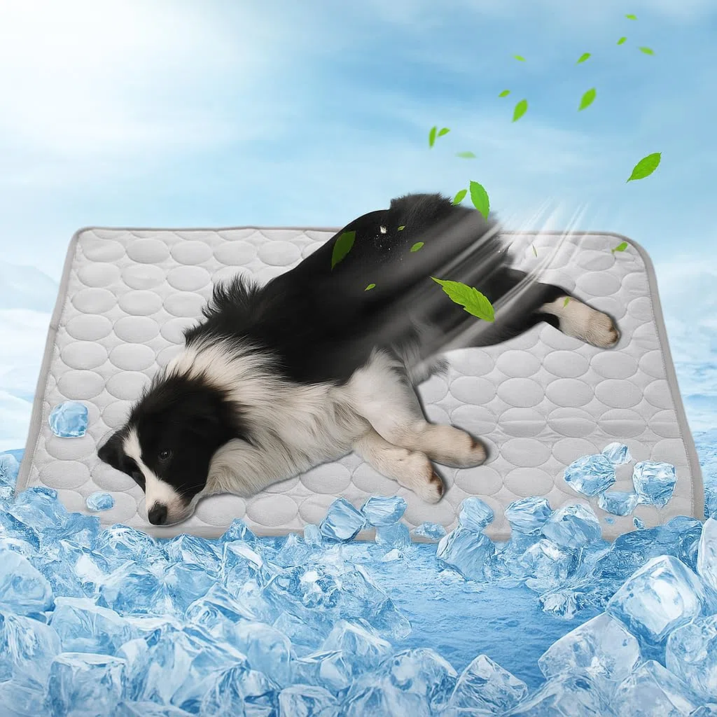 Tappetino Refrigerante Cane 97 * 68 CM, Cuscino Refrigerante Per Cani, Tappeto Refrigerante Per Cani, Tappetini Rinfrescanti, Non Tossici e Innocui, Lavabili, Per Uso Interno Ed Esterno