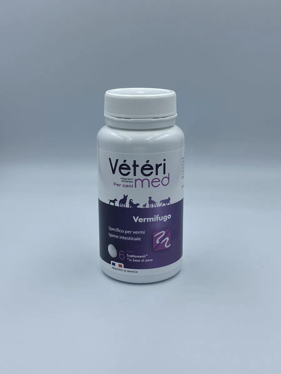 Compresse vermifughe naturali e gustose per la salute intestinale dei cani – Produttore autorizzato dall'Ufficio veterinario francese – Prodotto in Francia – 15 compresse