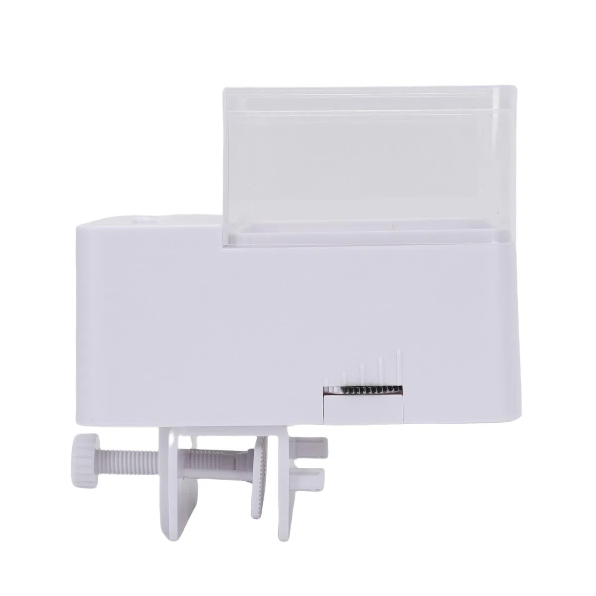 Distributore automatico di pesce da 500 ml, per serbatoio, distributore automatico di cibo per pesce, timer, regolabile manualmente (Vier Grid Square Feeder [FW-03)