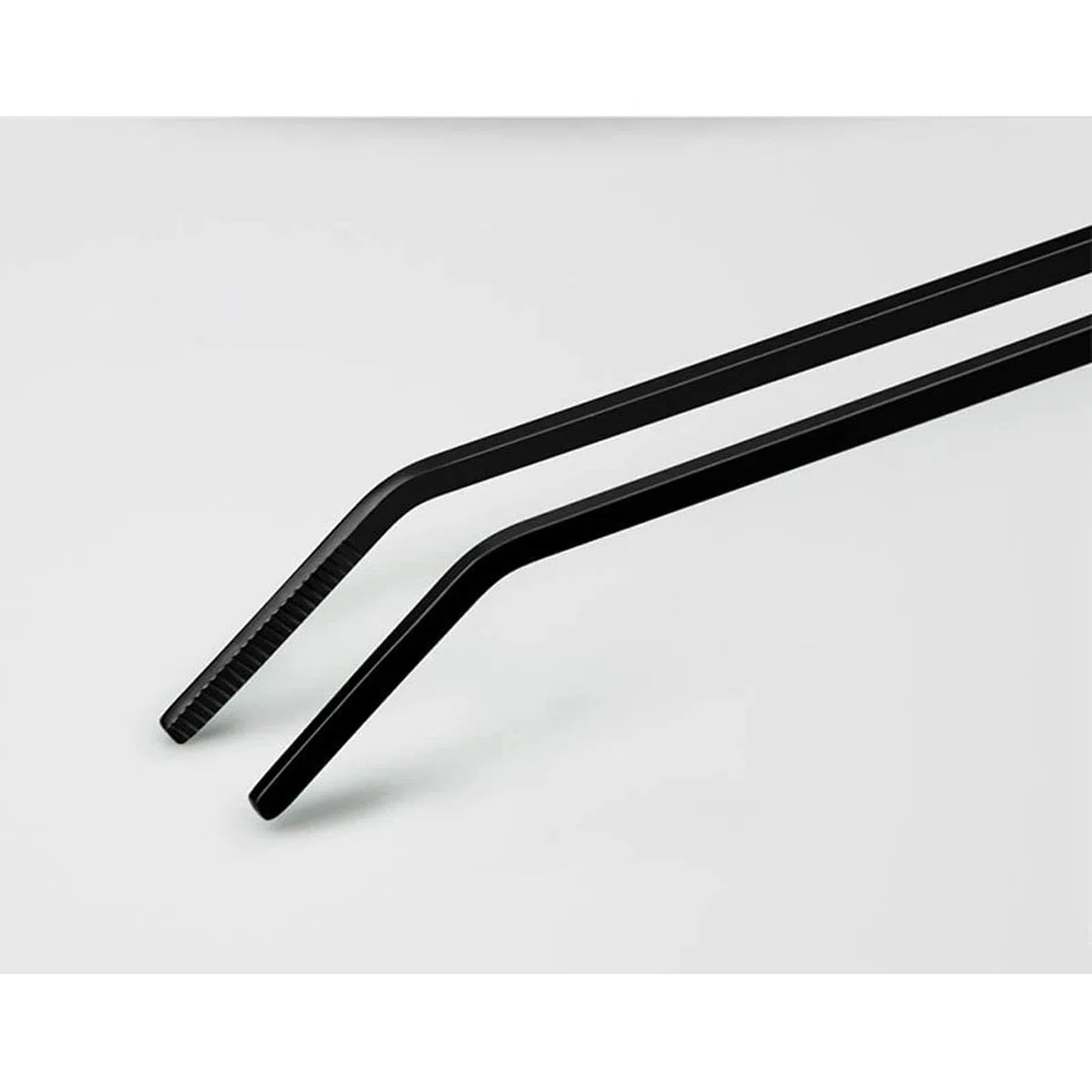 Pinzetta per mangime per acquario, 38 cm, curva, in acciaio inox, con rivestimento anti-carbonio, anti-ruggine, lunga pinzetta per mangime per piante, lucertole, ragni di serpente (BC)