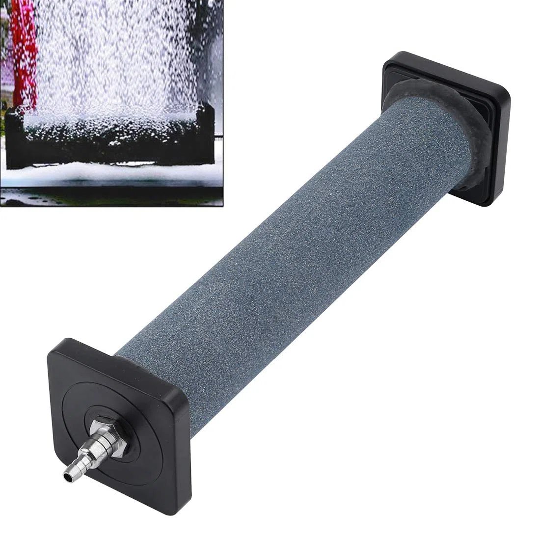 Pawfly 1 Pack Acquario Cilindro di Pietra d'Aria 20cm per Grande Diffusore di Bolle Strumento di Rilascio per Il Sistema di Circolazione del Giardino dello Stagno All'Aperto e Grandi Vasche di Pesce