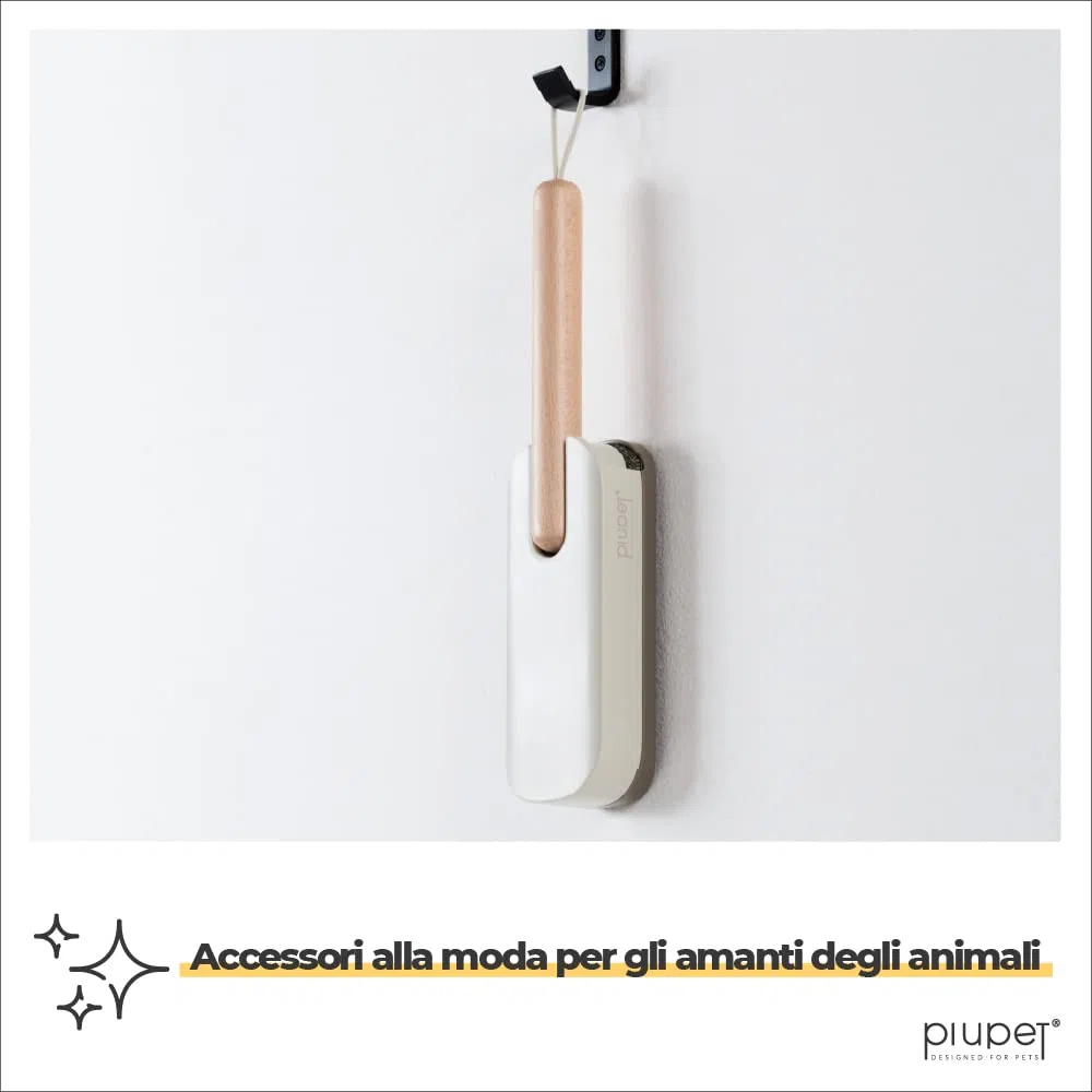 PiuPet® Spazzola Levapelucchi I Autopulente I Togli peli Animali I rimuovi peli Gatto/Cane