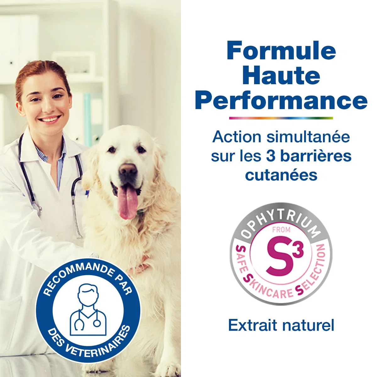 Douxo S3 Calm Pads, 30 Cotoni impregnati di un trattamento lenitivo per cani e gatti con allergie, prurito o arrossamento