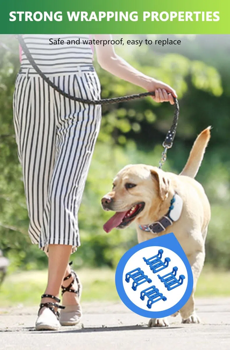 Bouge Clip in gomma per cani, compatibile con Tracti GPS Dog Location Tracker Activity Tracker, clip di ricambio in gomma, confezione da 4