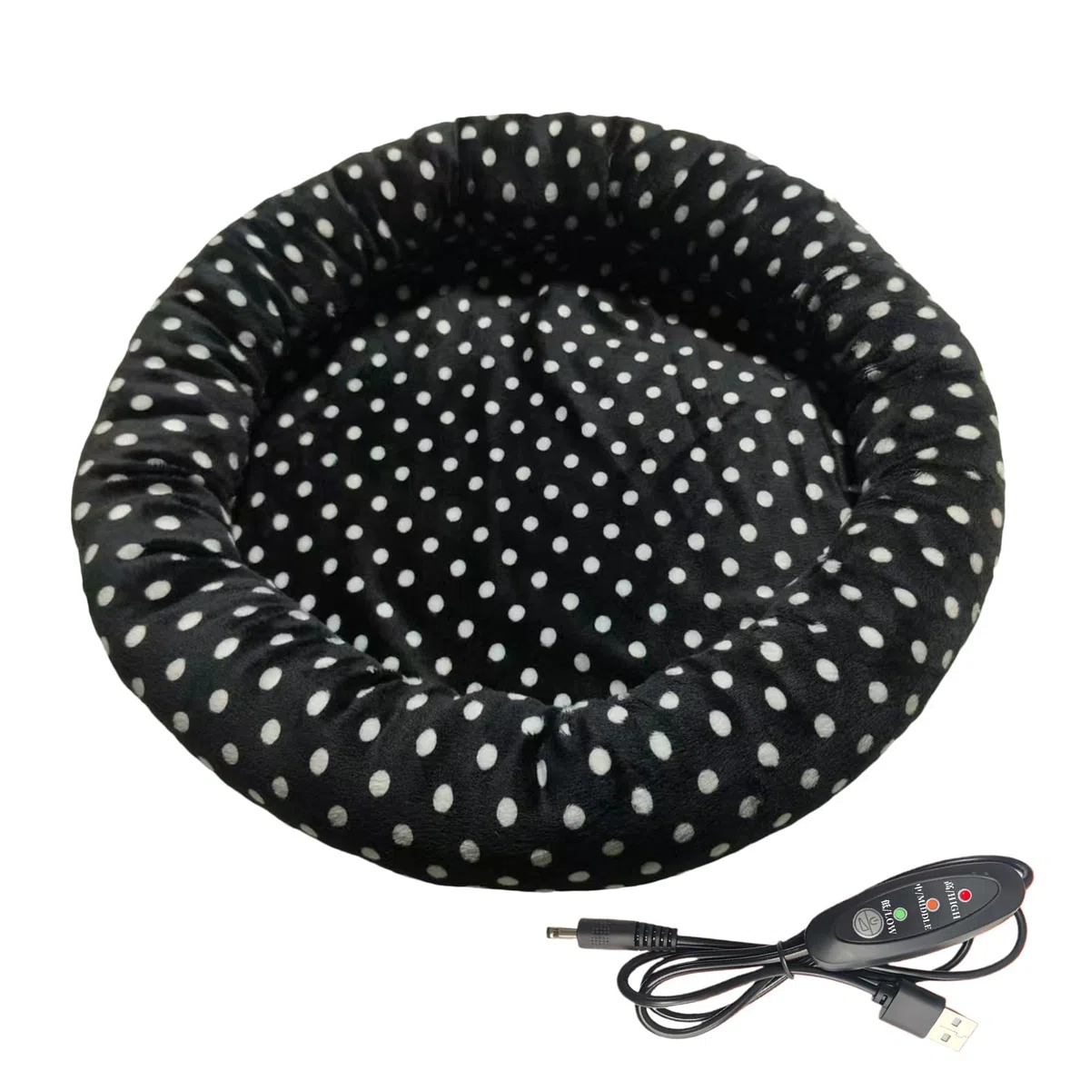 Cuccia Riscaldata per Gatti | Tappetino Riscaldante Regolabile a 3 Livelli USB - Morbido Di Riposo Per Animali Domestici - Per Gatti Cani Cuccioli Conigli Da Esterno Inverno Sonno Freddo