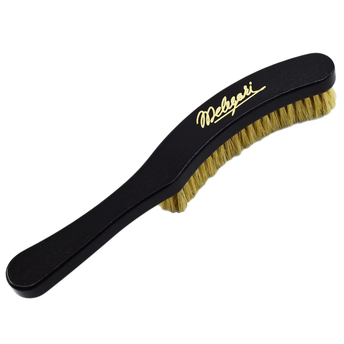 MELEGARI Spazzola per Cappelli in Legno Naturale con scatoletta