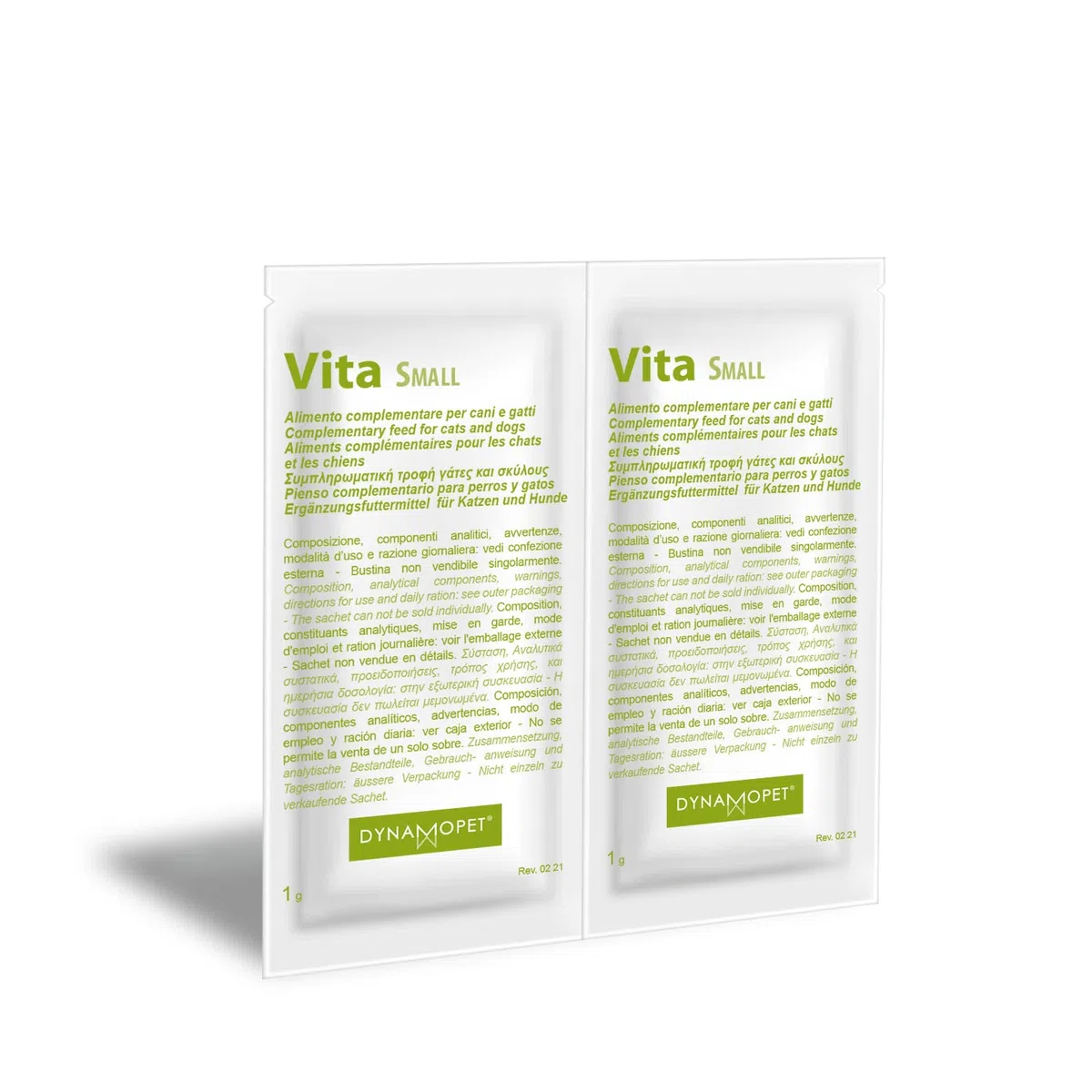 Vita Small - Alimento Complementare per Mantenere le Difese dell'Organismo di Cane e Gatto, Confezione 20 bustine da 1 g - una Bustina ogni 5 kg di Peso dell'Animale