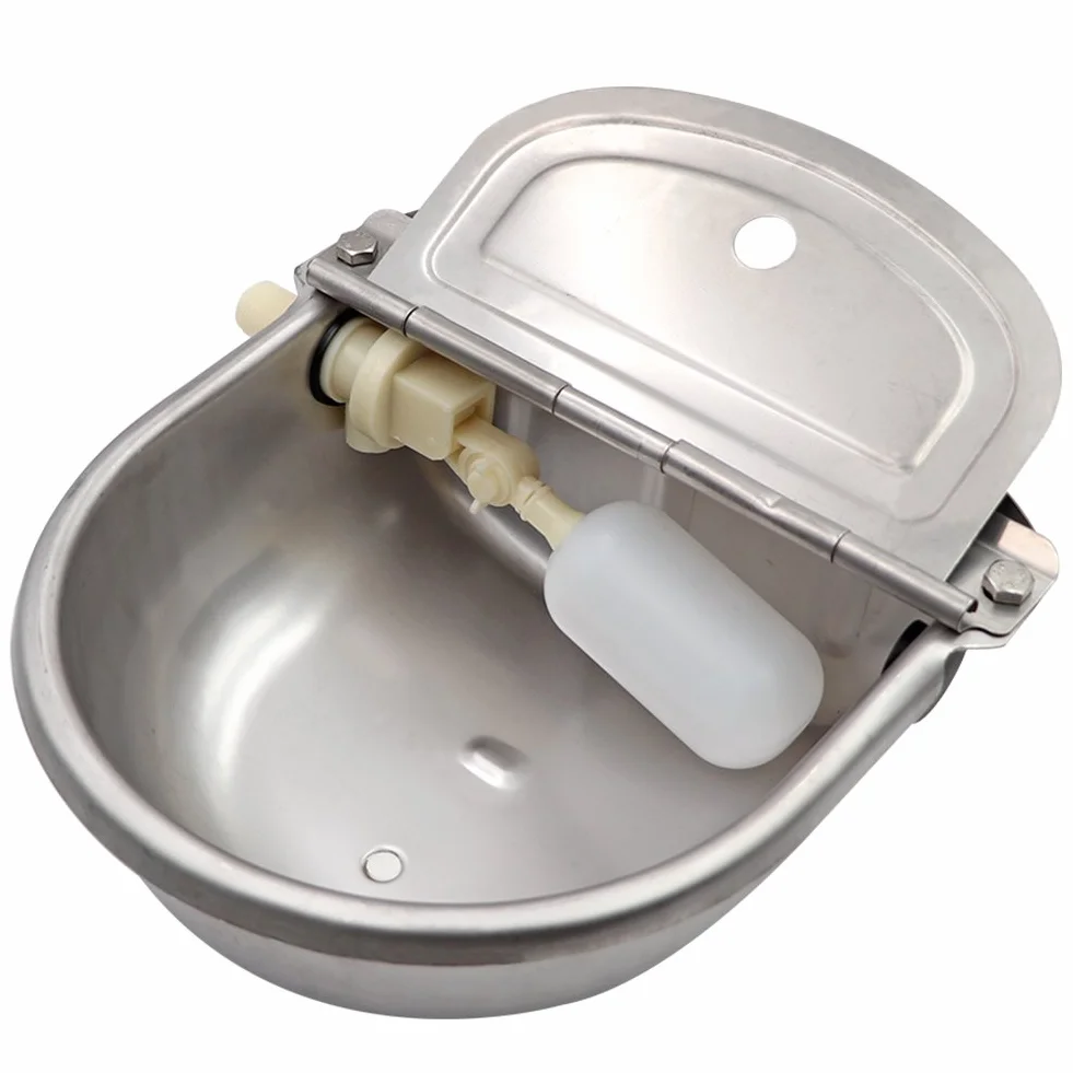 2 Pezzi 1/2" Acqua Galleggiante Valvola a Sfera Spegnere Riempimento Automatico Umidificatore Serbatoio Acqua Valvola a Sfera Acqua per Abbeveratoio per Bovini per Cavalli Pecore Maiali Cani
