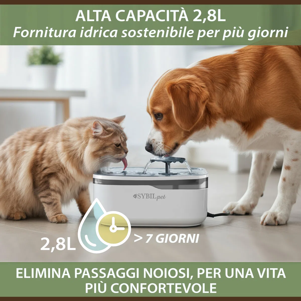 Filtri Ricambio Fontanella Gatti e Cani 4 Pezzi – Carbone Attivo da Guscio di Cocco e Resina a Scambio Ionico – Filtrazione Potenziata contro Impurità e Metalli Pesanti