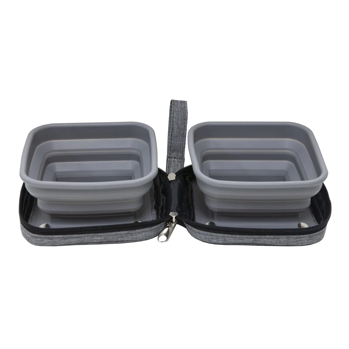 Portabowl - Eco ciotole per cani pieghevoli 2 in 1 - Ciotole da viaggio per cani di alta qualità con custodia da viaggio - Leggere e compatte - Realizzate al 100% in silicone alimentare senza BPA