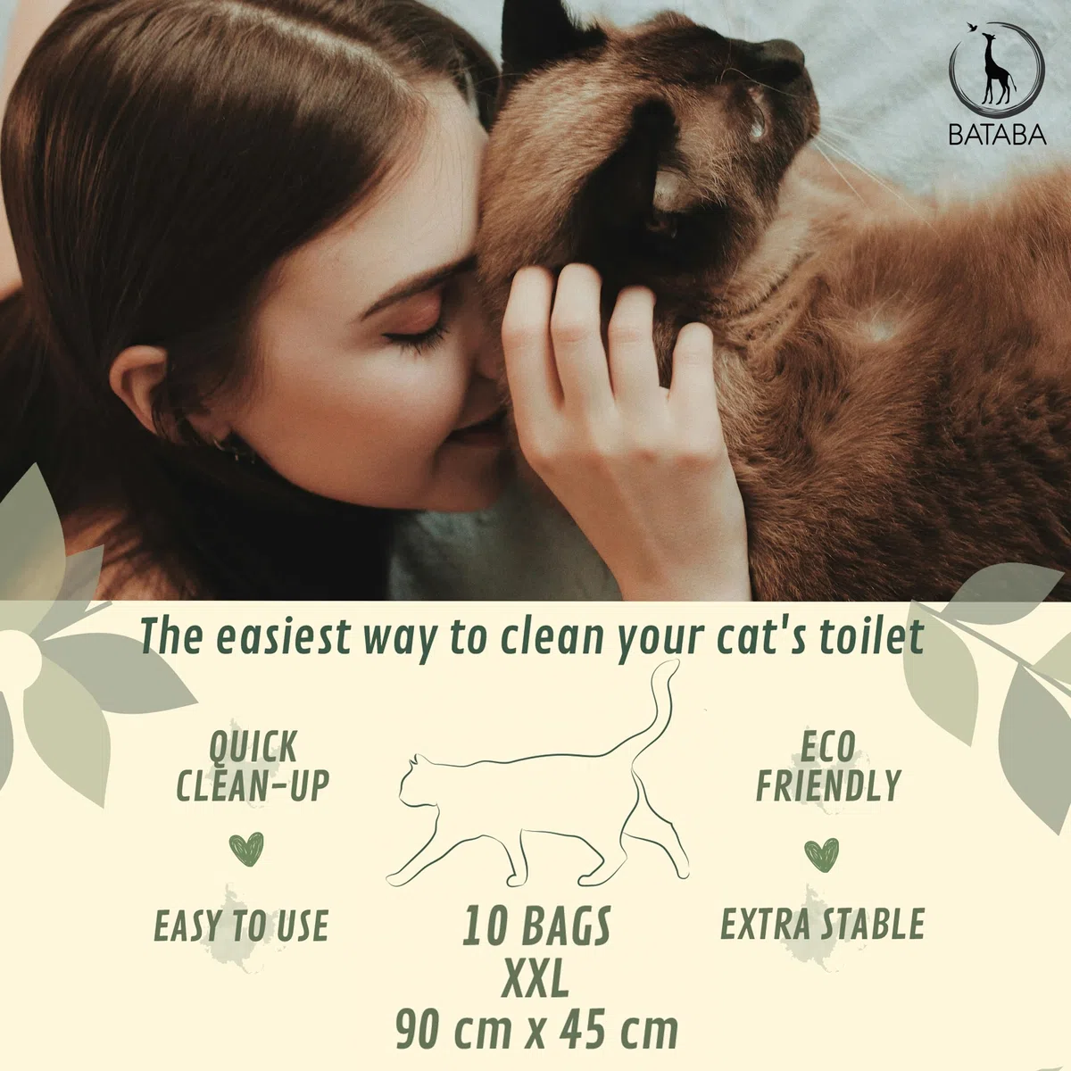30 Sacchetti XL per Lettiera per Gatti Resistenti ai graffi per Cassetta Igienica Grande e Media Sacchi Gatto con Lacci Coulisse Igienici e Antigraffio