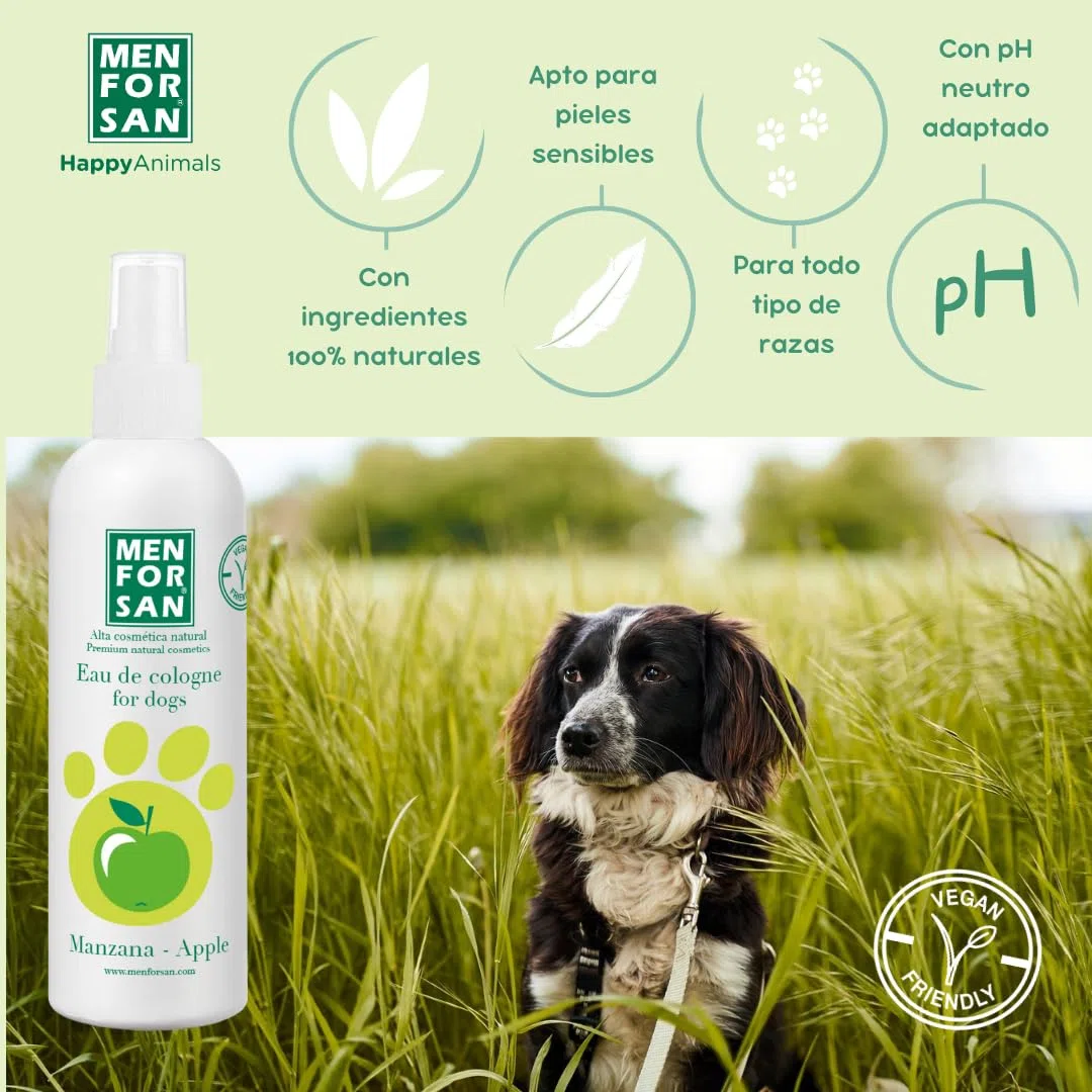 Parfum pour animaux domestiques Menforsan Chien Pomme (125 ml) EDC